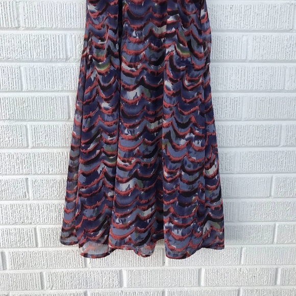 Francesca's Emmelee Tie Waist Printed Dress Small - Picture 7 of 8